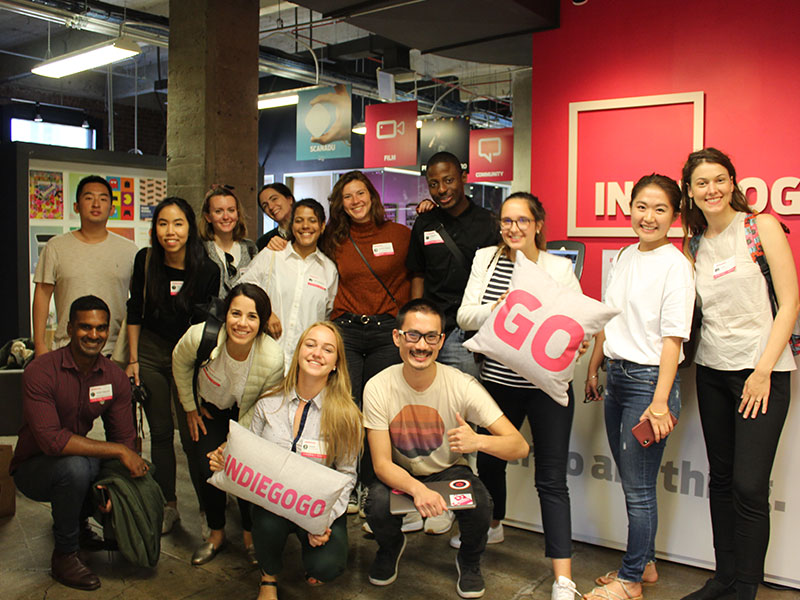 Students attending an LSE Generate event